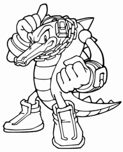 Desenho de Sonic Desenho Colorir Imprimir 67