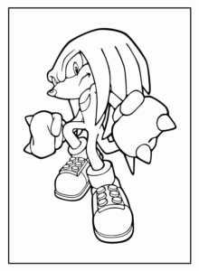 Desenho de Sonic Desenho Colorir Imprimir 68