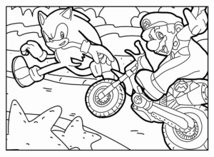 Desenho de Sonic Desenho Colorir Imprimir 69