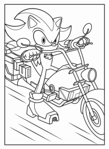 Desenho de Sonic Desenho Colorir Imprimir 70