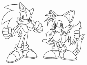 Desenho de Sonic Desenho Colorir Imprimir 71