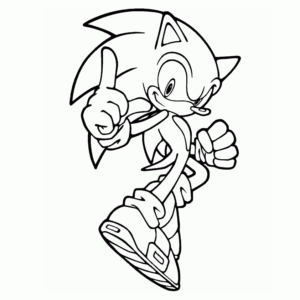 Desenho de Sonic Desenho Colorir Imprimir 75