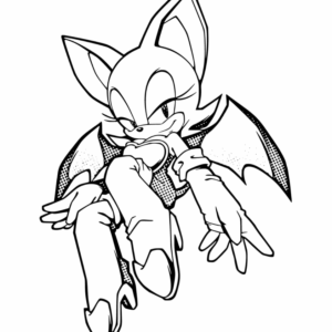 Desenho de Sonic Desenho Colorir Imprimir 77
