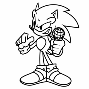 Desenho de Sonic Desenho Colorir Imprimir 79
