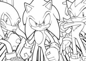 Desenho de Sonic Desenho Colorir Imprimir 82