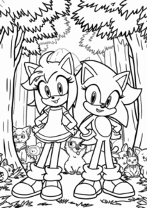 Desenho de Sonic Desenho Colorir Imprimir 84
