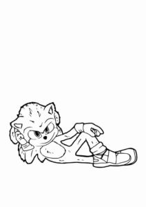 Desenho de Sonic Desenho Colorir Imprimir 91