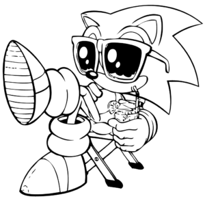 Desenho de Sonic Desenho Colorir Imprimir 92