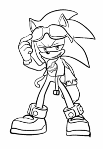 Desenho de Sonic Desenho Colorir Imprimir 94