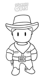 Desenho de Stumble Guys Desenho Colorir Imprimir 01