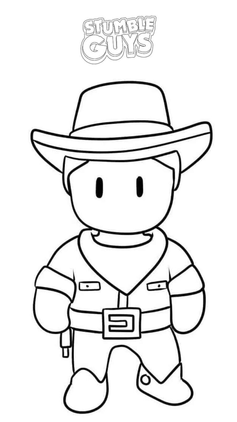 Desenhos do Stumble Guys para Imprimir e Colorir