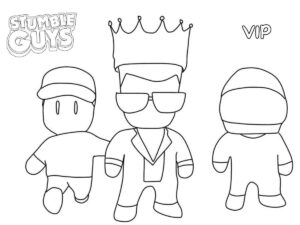 Desenho de Stumble Guys Desenho Colorir Imprimir 02