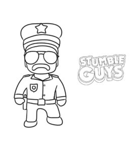 Desenho de Stumble Guys Desenho Colorir Imprimir 03
