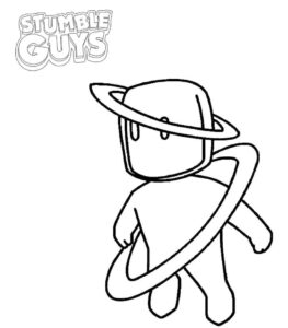 Desenho de Stumble Guys Desenho Colorir Imprimir 04