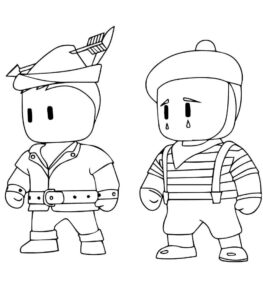 Desenho de Stumble Guys Desenho Colorir Imprimir 08