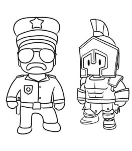 Desenho de Stumble Guys Desenho Colorir Imprimir 09