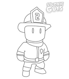 Desenho de Stumble Guys Desenho Colorir Imprimir 13