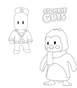 Desenho de Stumble Guys Desenho Colorir Imprimir 15