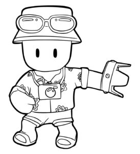 Desenho de Stumble Guys Desenho Colorir Imprimir 20