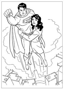 Desenho de Superman Super Homem Desenho Colorir Imprimir 021