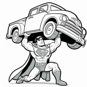 Desenho de Superman Super Homem Desenho Colorir Imprimir 101
