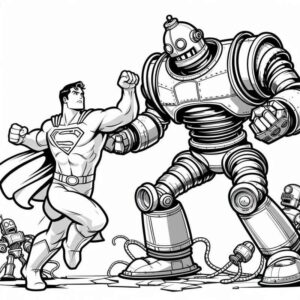 Desenho de Superman Super Homem Desenho Colorir Imprimir 105