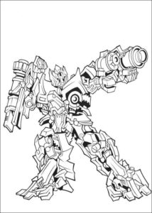Desenho de Transformer Coloring Pages 16