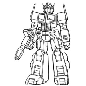 Desenho de Transformers Para Colorir 11