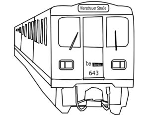 Desenho de Trem Desenho Colorir Imprimir 03