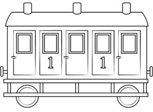 Desenho de Trem Desenho Colorir Imprimir 08