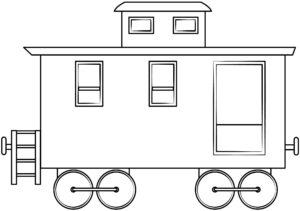 Desenho de Trem Desenho Colorir Imprimir 13