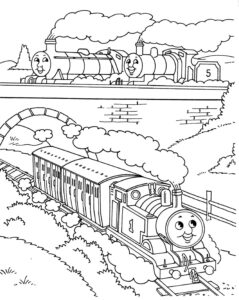 Desenho de Trem Desenho Colorir Imprimir 15