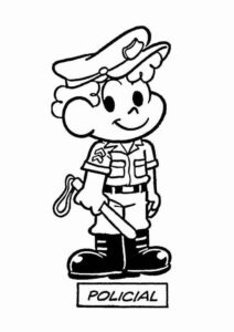 Desenho de Turma Da Monica Para Colorir 24