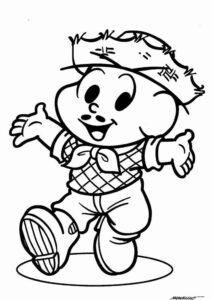 Desenho de Turma Da Monica Para Colorir Cebolinha
