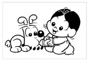 Desenho de Turma Da Monica Para Colorir E Imprimir Magali Baby Bidu