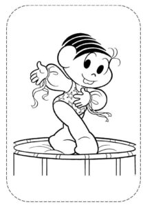 Desenho de Turma Da Monica Para Colorir E Imprimir Monica Olimpiadas