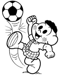 Desenho de Turma Da Monica Para Colorir E Pintar 20