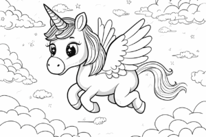 Desenho de Unicornio Desenho Colorir Imprimir 120