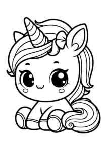 Desenho de Unicornio Desenho Colorir Imprimir 140