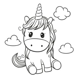 Desenho de Unicornio Desenho Colorir Imprimir 15