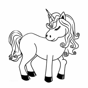 Desenho de Unicornio Desenho Colorir Imprimir 20
