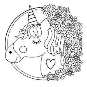 Desenho de Unicornio Desenho Colorir Imprimir 22