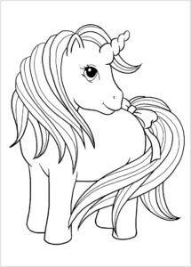 Desenho de Unicornio Desenho Colorir Imprimir 23