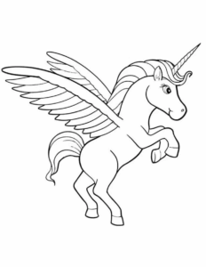 Desenho de Unicornio Desenho Colorir Imprimir 25