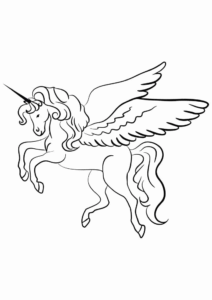 Desenho de Unicornio Desenho Colorir Imprimir 26