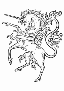 Desenho de Unicornio Desenho Colorir Imprimir 27