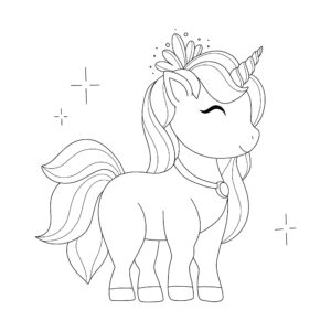 Desenho de Unicornio Desenho Colorir Imprimir 28