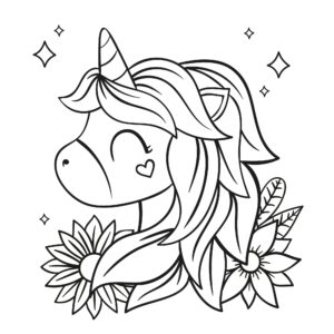 Desenho de Unicornio Desenho Colorir Imprimir 29