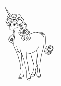 Desenho de Unicornio Desenho Colorir Imprimir 30