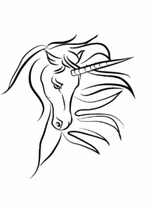 Desenho de Unicornio Desenho Colorir Imprimir 38